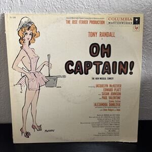 Tony Randall Oh Captain 1958 Columbia OL 5280 LP Record Album